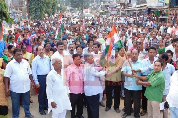 Former leftist and TPP leader Bijoy joined TMC with Ajoy at Ambassa: Sudip welcomed them in the party 